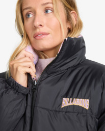 8 Cozy Puffer - Wende-Daunenjacke für Frauen Weiss EBJJK00140 Billabong