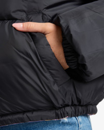 9 Cozy Puffer - Wende-Daunenjacke für Frauen Weiss EBJJK00140 Billabong