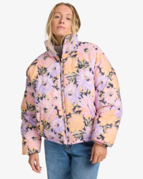 0 Cozy Puffer - Wende-Daunenjacke für Frauen Weiss EBJJK00140 Billabong