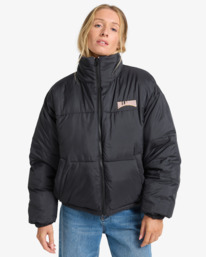 1 Cozy Puffer - Wende-Daunenjacke für Frauen Weiss EBJJK00140 Billabong