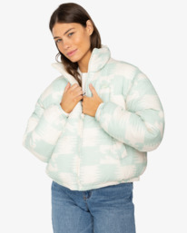 0 Cozy  - Casaco puffer para Mulher Branco EBJJK00140 Billabong