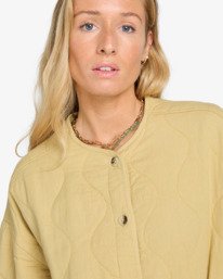 4 U R Golden - Gesteppte Jacke für Frauen Grün EBJJK00160 Billabong