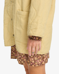 5 U R Golden - Gesteppte Jacke für Frauen Grün EBJJK00160 Billabong
