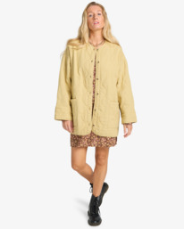 1 U R Golden - Gesteppte Jacke für Frauen Grün EBJJK00160 Billabong