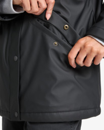 4 Under The Rain - Rain Coat for Women Black EBJJK00161 Billabong