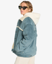 3 Cord In Love - Trucker Jack voor Dames Blue EBJJK00163 Billabong