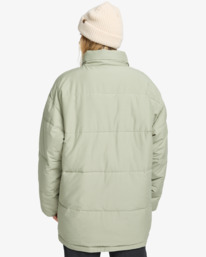 2 Magic Puffer - Veste en duvet pour Femme Vert EBJJK00166 Billabong