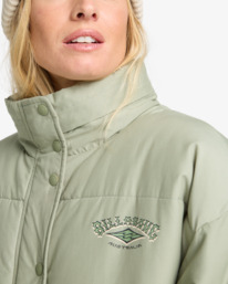 4 Magic Puffer - Veste en duvet pour Femme Vert EBJJK00166 Billabong