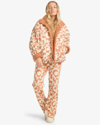 2 Cosmic Puffer - Wende-Daunenjacke für Frauen Braun EBJJK00169 Billabong