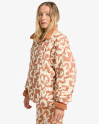 4 Cosmic Puffer - Wende-Daunenjacke für Frauen Braun EBJJK00169 Billabong