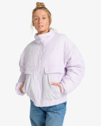 0 Let Me Smile - Daunenjacke für Frauen Violett EBJJK00172 Billabong
