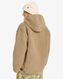 4 Oceanside - Hooded Reversible Jacket for Women Green EBJJK00173 Billabong