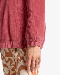 5 Chill Time - Chaqueta de pana para mujer Rosa EBJJK00174 Billabong