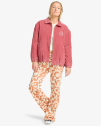1 Chill Time - Chaqueta de pana para mujer Rosa EBJJK00174 Billabong