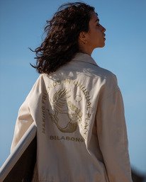 0 Chill Time - Relaxed Fit-Jacke f&uuml;r Frauen Weiss EBJJK00178 Billabong