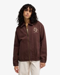 0 Chill Time - Relaxed Fit-Jacke f&uuml;r Frauen Braun EBJJK00178 Billabong