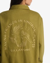 4 Chill Time - Giacca vestibilit&agrave; comoda da Donna Beige EBJJK00178 Billabong