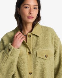 4 Coastal Waves - Giacca di velluto da Donna Green EBJJK00180 Billabong