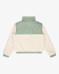 1 Lost Trails - Snap Front Jacket for Women White EBJJK00182 Billabong