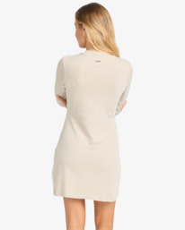 2 Everleigh Mock - Knit Mini Dress for Women Beige EBJKD00117 Billabong