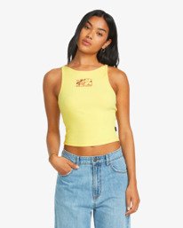 1 Go For It - Tank Top for Women Yellow EBJKT00114 Billabong