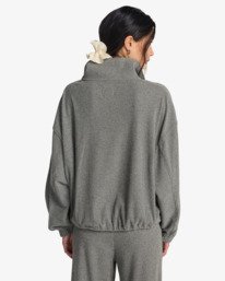 2 Coffee Time - Top de punto acanalado para mujer Gris EBJKT00115 Billabong