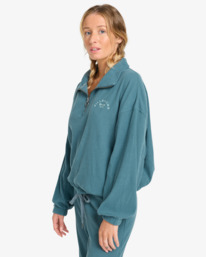 3 Coffee Time - Ribgebreide Top voor Dames Blue EBJKT00115 Billabong