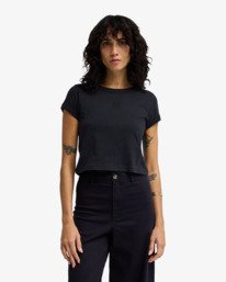 0 Daily - Enganliegendes T-Shirt f&uuml;r Frauen Schwarz EBJKT00120 Billabong