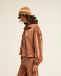 3 Coffee Time Marron EBJKT00126 Billabong