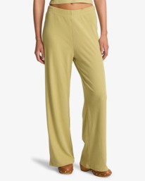 0 Keep It Straight - Full Length Trousers for Women Green EBJNP00134 Billabong