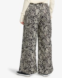 3 Follow Me - Elasticated Waist Trousers for Women Black EBJNP00138 Billabong