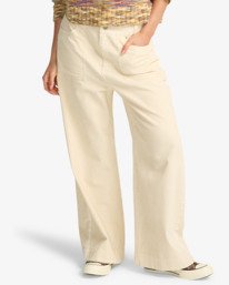 0 Sea Tone - Wide Leg Trousers for Women White EBJNP00139 Billabong