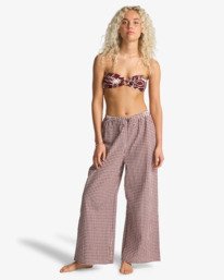 1 Beach Spirit - Wide Leg Trousers for Women Red EBJNP00141 Billabong