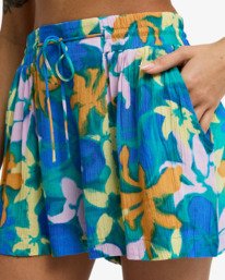 4 On Holidays - High Waisted Shorts for Women Blue EBJNS00114 Billabong