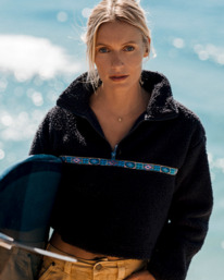 0 Holiday - Half Zip Polar Pullover for Women Black EBJPF00106 Billabong