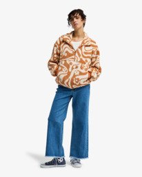 1 Time Off - Pullover Sweatshirt for Women Brown EBJPF00112 Billabong