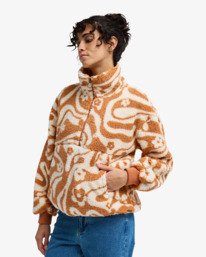 3 Time Off - Pullover Sweatshirt for Women Brown EBJPF00112 Billabong