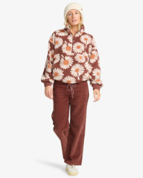 1 Time Off - Felpa pullover da Donna Brown EBJPF00112 Billabong