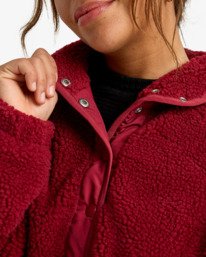 5 Travel The World - Sherpa-Fleece für Frauen Rot EBJPF00114 Billabong