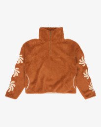 0 Sun Fun - Trui met Halve rits voor Dames Brown EBJPF00116 Billabong