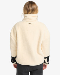 3 Dont You - Pullover mit Reißverschlusskragen für Frauen Weiss EBJPF00119 Billabong
