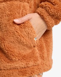 5 Bring The Sun - Pulli mit Reißverschluss für Frauen Braun EBJPF00120 Billabong