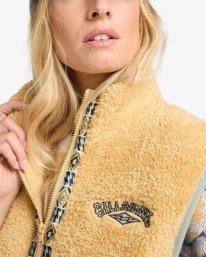 4 Go On Hike - Velo polar para mulher Beige EBJPF00122 Billabong