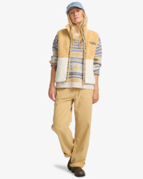 1 Go On Hike - Velo polar para mulher Beige EBJPF00122 Billabong