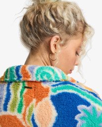 5 Holiday Cropped - Half Zip Fleece for Women Multi EBJPF00123 Billabong