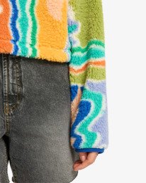 6 Holiday Cropped - Half Zip Fleece for Women Multi EBJPF00123 Billabong