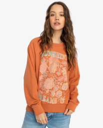 0 Here We Go - Sweatshirt para Mulher  EBJSF00111 Billabong