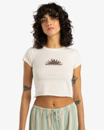 0 Wild Feelings - Short Sleeves T-Shirt for Women White EBJSF00164 Billabong