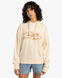 0 Beach Tropics - Kapuzenpulli für Frauen Weiss EBJSF00165 Billabong