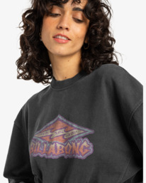 1 Diamond - Sweatshirt für Frauen Schwarz EBJSF00172 Billabong